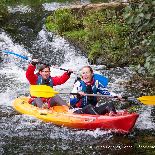 canoeing on the Epte