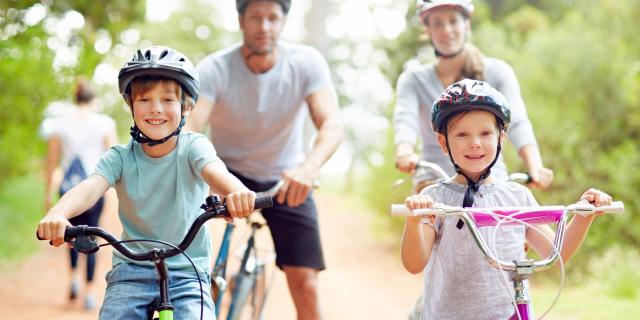 En Famille A Vélo sur la voie verte