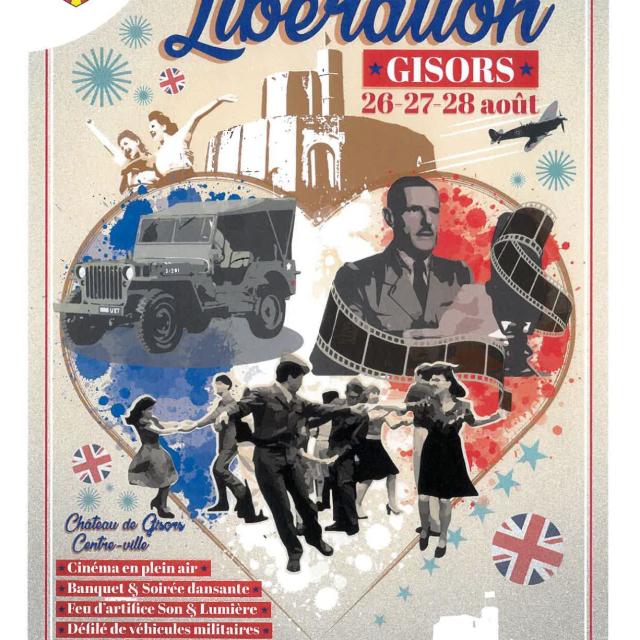 Poster Fete De La Liberation 2022 Gisors August 26 To 28