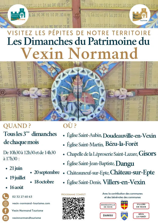 Les Dimanches du Patrimoine du Vexin Normand 2026